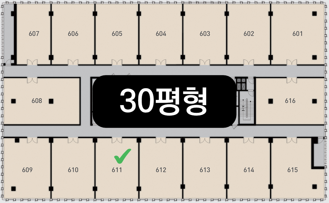 전용 30평형 배치 도면